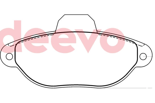 DEEVO fékbetétkészlet, tárcsafék - BP73840 - TothCarparts