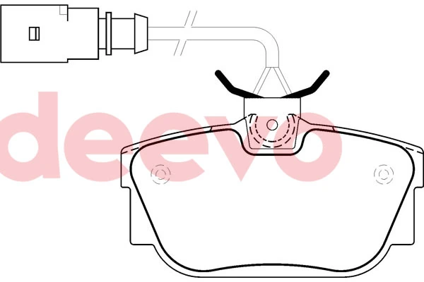 DEEVO fékbetétkészlet, tárcsafék - BP75940 - TothCarparts