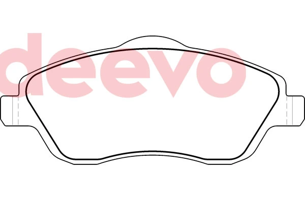DEEVO fékbetétkészlet, tárcsafék - BP76500 - TothCarparts