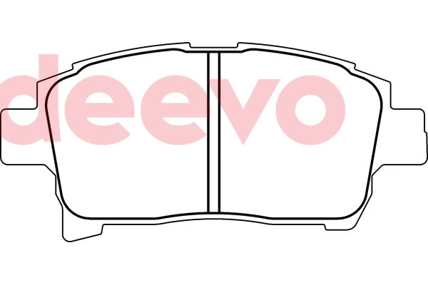 DEEVO fékbetétkészlet, tárcsafék - BP77020 - TothCarparts