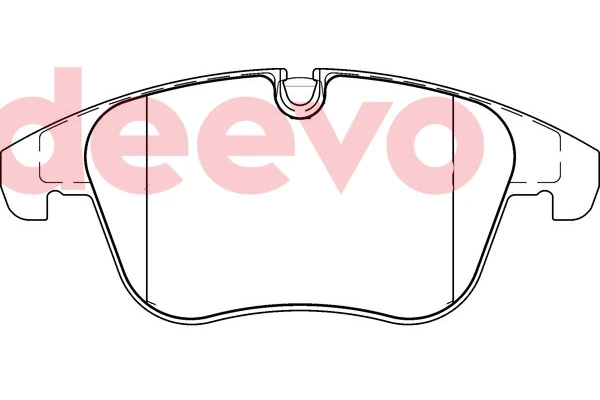 DEEVO fékbetétkészlet, tárcsafék - BP79680 - TothCarparts