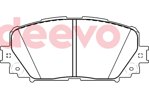 DEEVO fékbetétkészlet, tárcsafék - BP79840 - TothCarparts