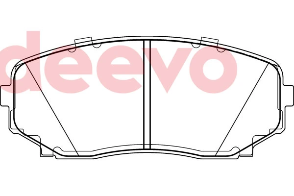 DEEVO fékbetétkészlet, tárcsafék - BP80780 - TothCarparts