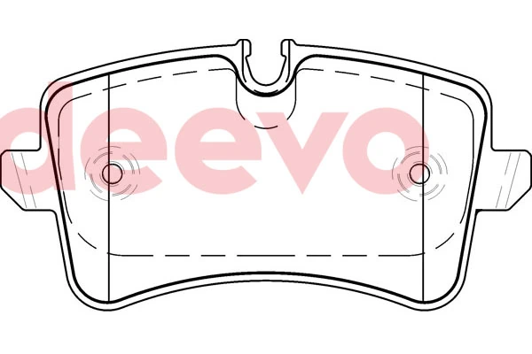 DEEVO fékbetétkészlet, tárcsafék - BP81080 - TothCarparts