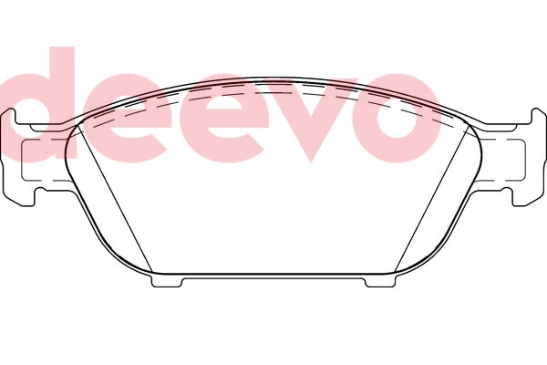DEEVO fékbetétkészlet, tárcsafék - BP81260 - TothCarparts