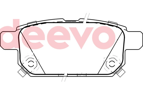 DEEVO fékbetétkészlet, tárcsafék - BP81600 - TothCarparts