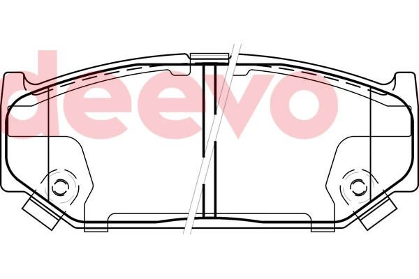 DEEVO fékbetétkészlet, tárcsafék - BP82060 - TothCarparts