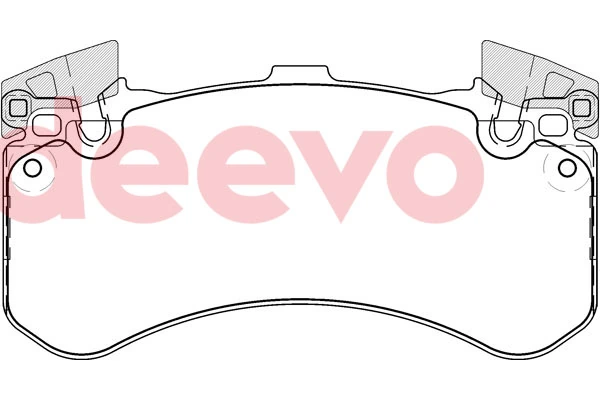 DEEVO fékbetétkészlet, tárcsafék - BP82420 - TothCarparts