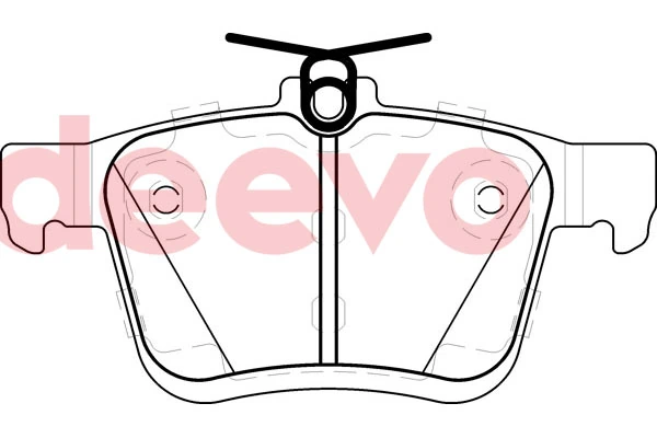 DEEVO fékbetétkészlet, tárcsafék - BP83040 - TothCarparts
