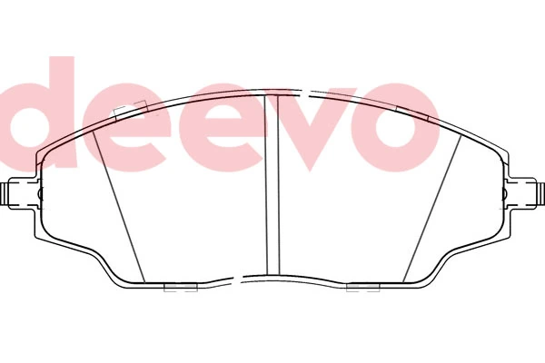 DEEVO fékbetétkészlet, tárcsafék - BP84100 - TothCarparts