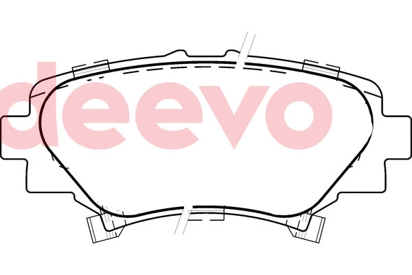 DEEVO fékbetétkészlet, tárcsafék - BP84140 - TothCarparts