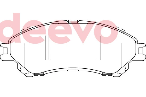 DEEVO fékbetétkészlet, tárcsafék - BP84260 - TothCarparts