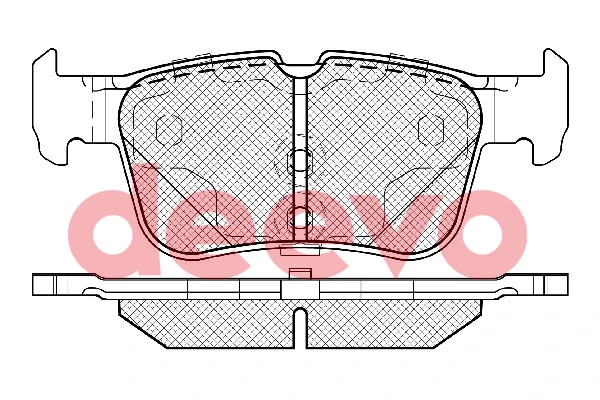 DEEVO fékbetétkészlet, tárcsafék - BP85320 - TothCarparts