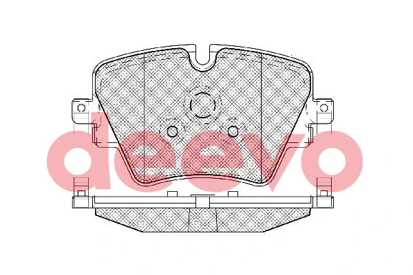 DEEVO fékbetétkészlet, tárcsafék - BP85380 - TothCarparts
