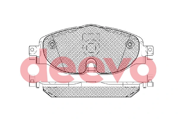 DEEVO fékbetétkészlet, tárcsafék - BP85420 - TothCarparts