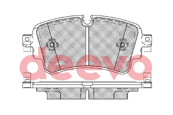 DEEVO fékbetétkészlet, tárcsafék - BP86080 - TothCarparts