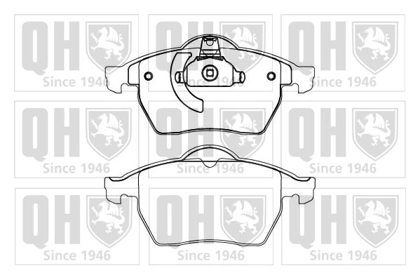 QUINTON HAZELL fékbetétkészlet, tárcsafék - BP863 - TothCarparts