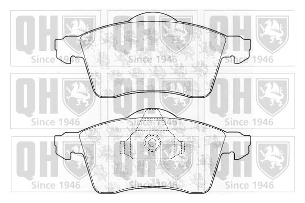 QUINTON HAZELL fékbetétkészlet, tárcsafék - BP974 - TothCarparts