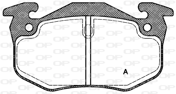 OPEN PARTS fékbetétkészlet, tárcsafék - BPA0144.50 - TothCarparts
