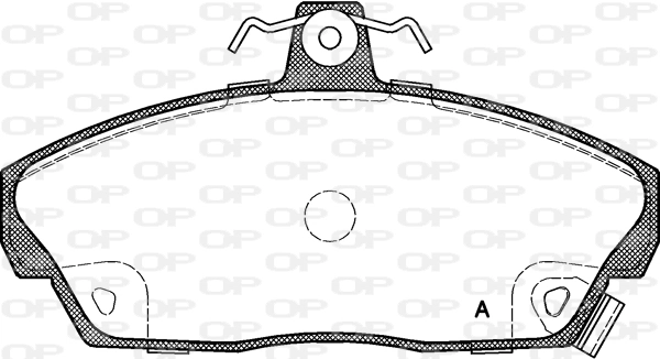 OPEN PARTS fékbetétkészlet, tárcsafék - BPA0337.02 - TothCarparts