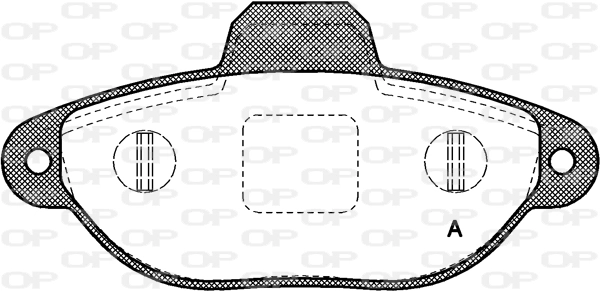 OPEN PARTS fékbetétkészlet, tárcsafék - BPA0414.20 - TothCarparts
