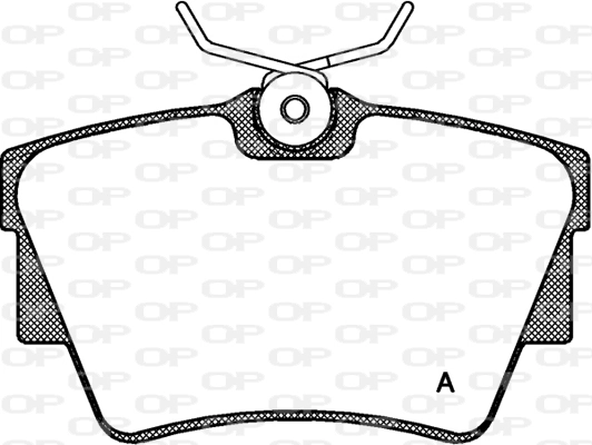 OPEN PARTS fékbetétkészlet, tárcsafék - BPA0591.30 - TothCarparts