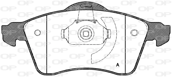 OPEN PARTS fékbetétkészlet, tárcsafék - BPA0618.00 - TothCarparts