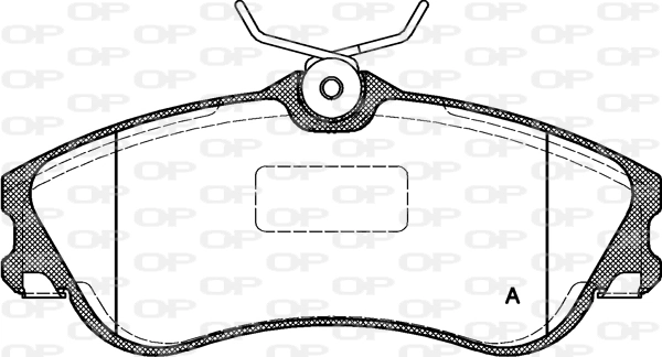 OPEN PARTS fékbetétkészlet, tárcsafék - BPA0634.00 - TothCarparts