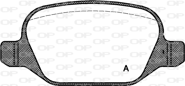 OPEN PARTS fékbetétkészlet, tárcsafék - BPA0727.10 - TothCarparts