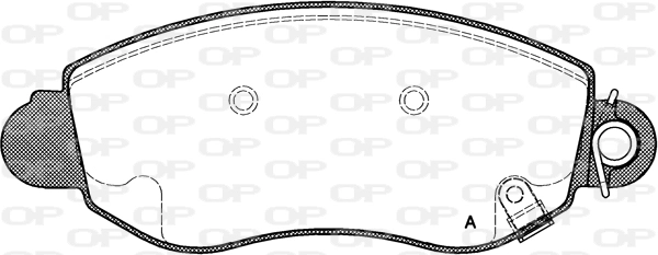 OPEN PARTS fékbetétkészlet, tárcsafék - BPA0772.02 - TothCarparts