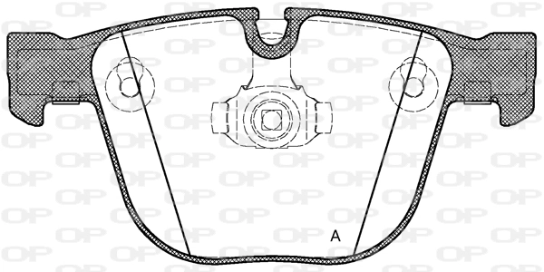 OPEN PARTS fékbetétkészlet, tárcsafék - BPA0892.00 - TothCarparts