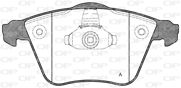 OPEN PARTS fékbetétkészlet, tárcsafék - BPA0964.20 - TothCarparts