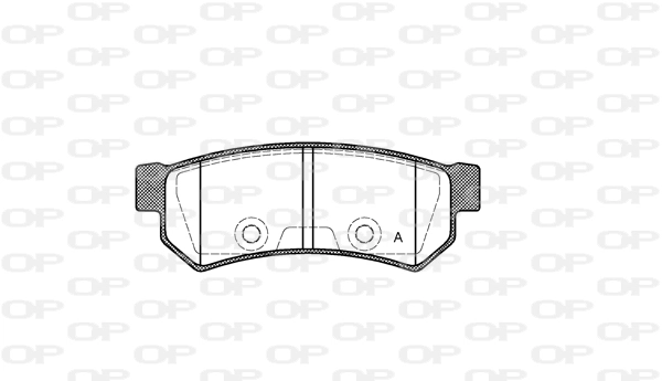 OPEN PARTS fékbetétkészlet, tárcsafék - BPA1048.10 - TothCarparts