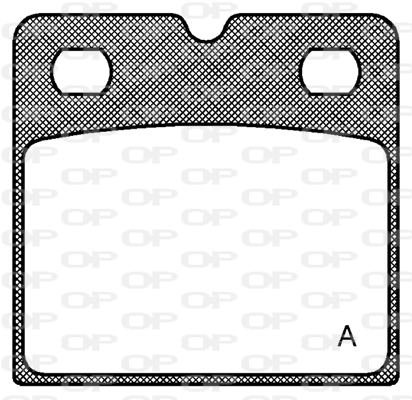 OPEN PARTS fékbetétkészlet, tárcsafék - BPA1067.00 - TothCarparts