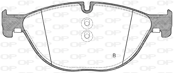 OPEN PARTS fékbetétkészlet, tárcsafék - BPA1414.00 - TothCarparts