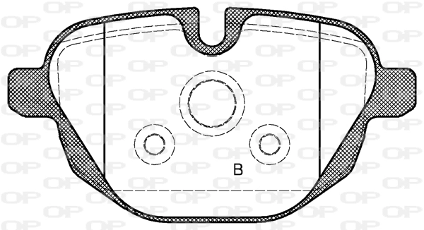 OPEN PARTS fékbetétkészlet, tárcsafék - BPA1421.00 - TothCarparts