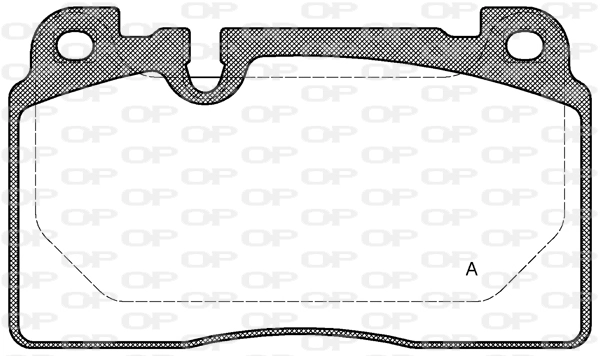 OPEN PARTS fékbetétkészlet, tárcsafék - BPA1527.00 - TothCarparts