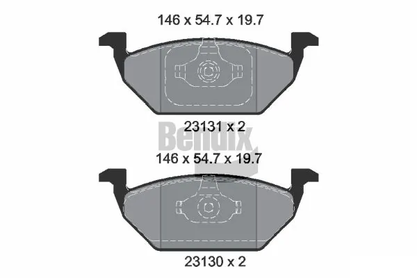 BENDIX Braking fékbetétkészlet, tárcsafék - BPD1013 - TothCarparts