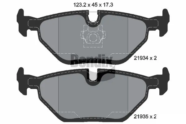 BENDIX Braking fékbetétkészlet, tárcsafék - BPD1146 - TothCarparts