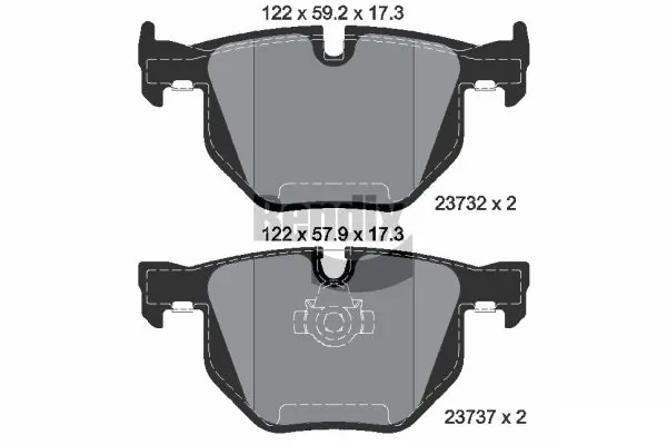 BENDIX Braking fékbetétkészlet, tárcsafék - BPD1184 - TothCarparts