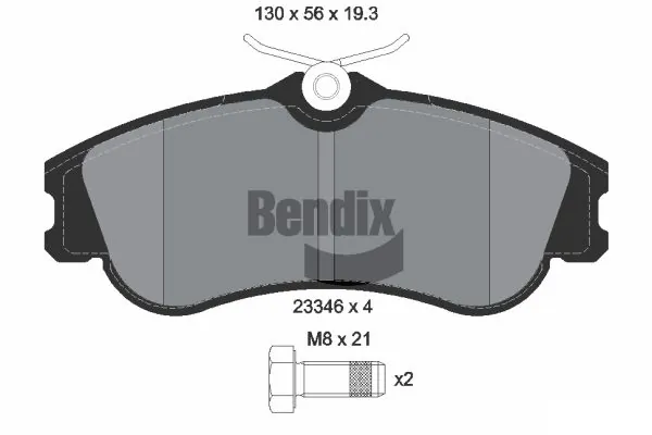 BENDIX Braking fékbetétkészlet, tárcsafék - BPD1316 - TothCarparts
