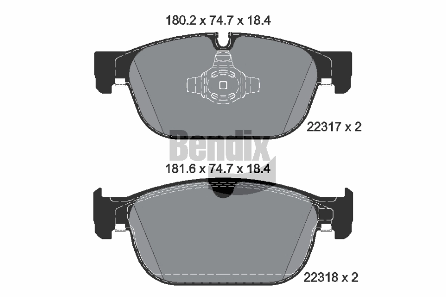 BENDIX Braking fékbetétkészlet, tárcsafék - BPD1428 - TothCarparts