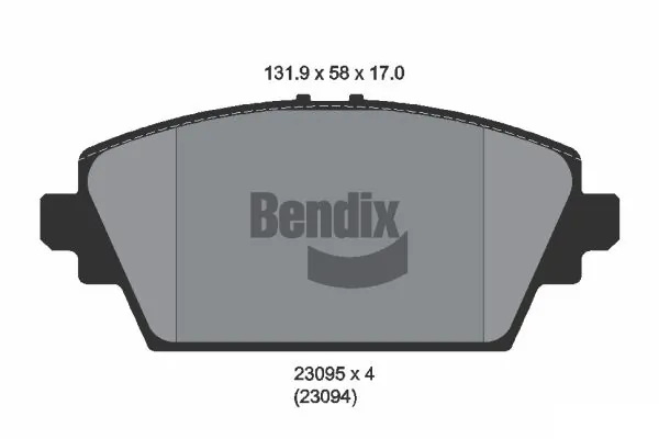 BENDIX Braking fékbetétkészlet, tárcsafék - BPD1921 - TothCarparts