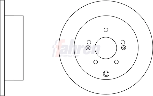 Fahren féktárcsa - FBD6602 - TothCarparts