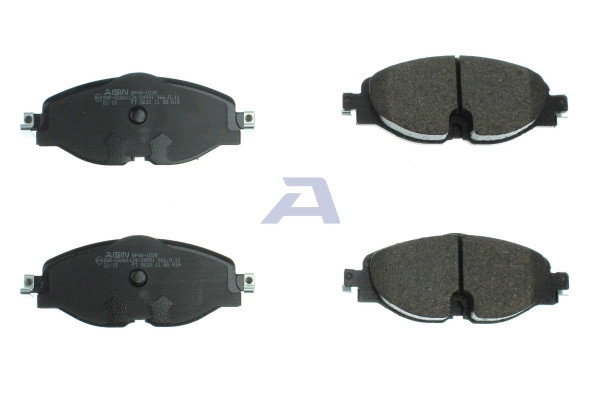 AISIN fékbetétkészlet, tárcsafék - BPVW-1028 - TothCarparts