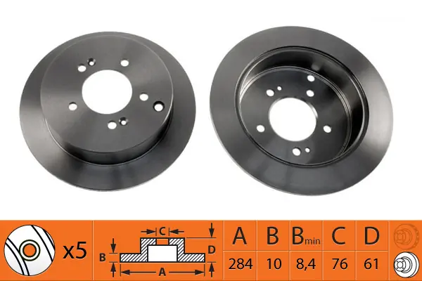 SB féktárcsa - BR11111 - TothCarparts