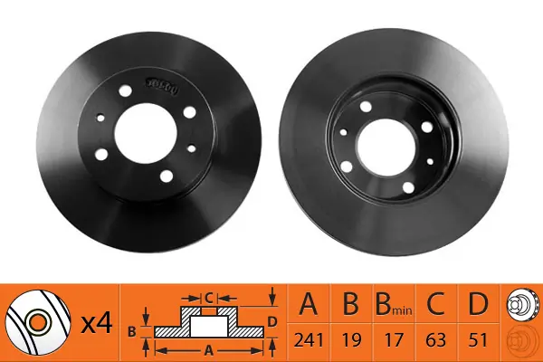 SB féktárcsa - BR11115T - TothCarparts