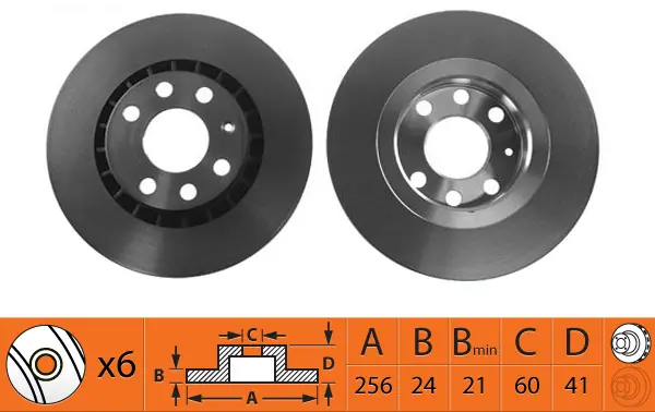 SB féktárcsa - BR12101T - TothCarparts