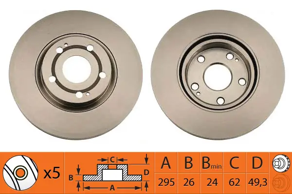 SB féktárcsa - BR21171T - TothCarparts