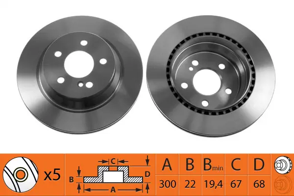 SB féktárcsa - BR31117T - TothCarparts